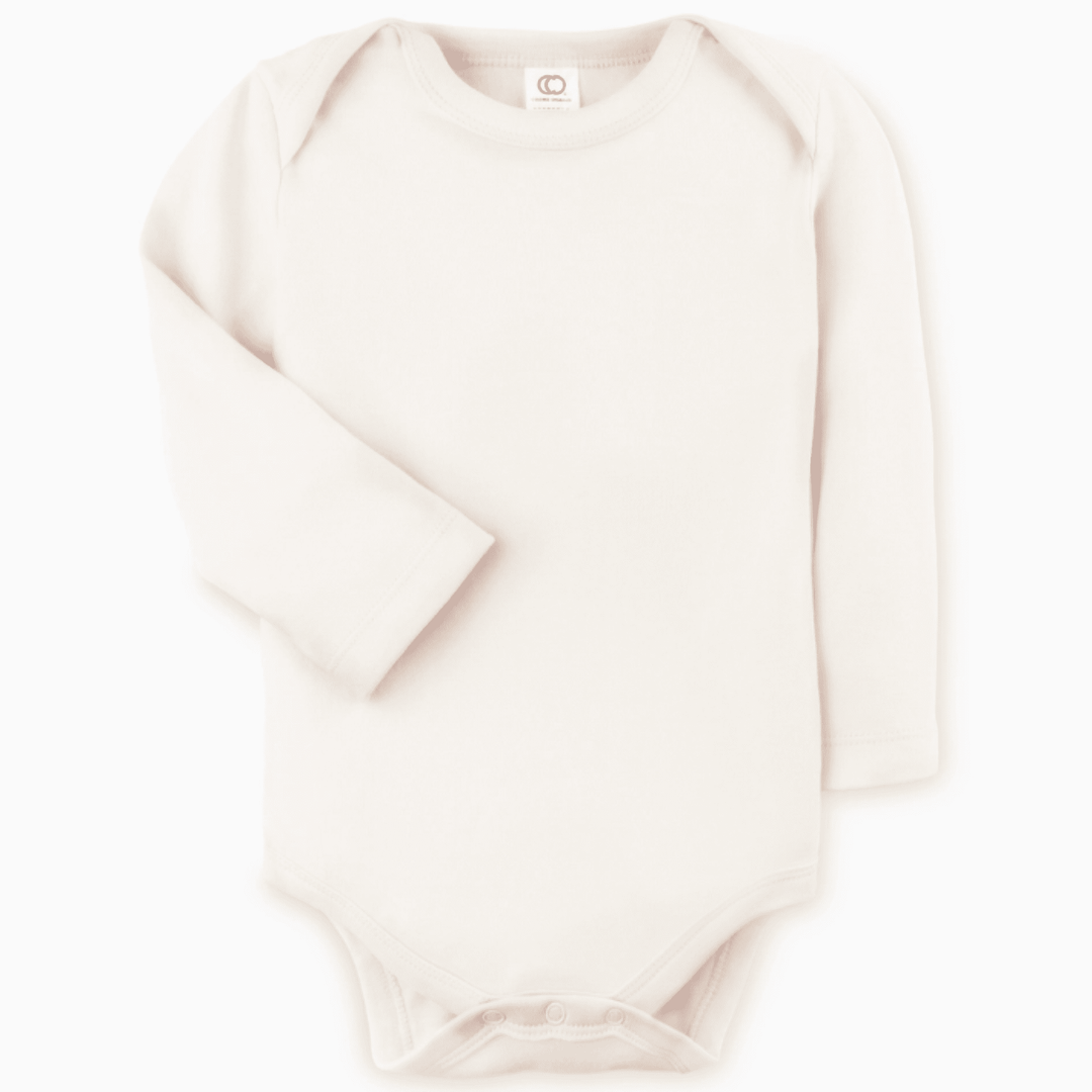 Organic Baby Long Sleeve Classic Bodysuit - Natural